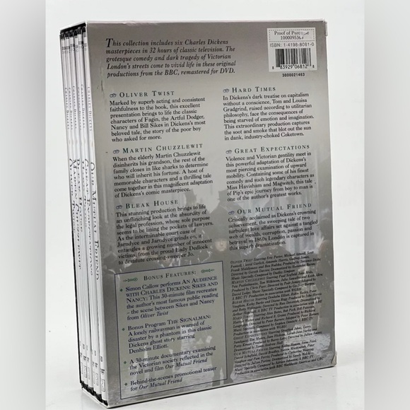 Charles Dickens Collection (2009) Collectors Edition 6 DVD - Picture 2 of 3